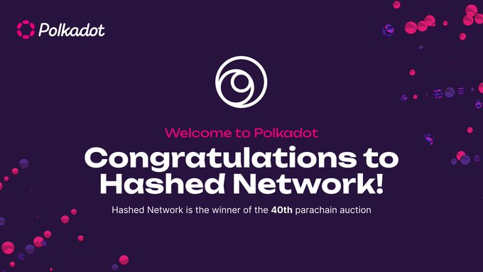 PolkadotSpace's tweet photo. 🌐 @HashedNetwork Won the @Polkadot Parachain Auction #40!
🌐 #HashedNetwork specializes in multi-custody digital asset treasuries that support flexible spending policies, native Bitcoin, and live proof-of-reserves.
⬇️INFO
https://t.co/xQTYVtZvyN https://t.co/cJNHh19vQu