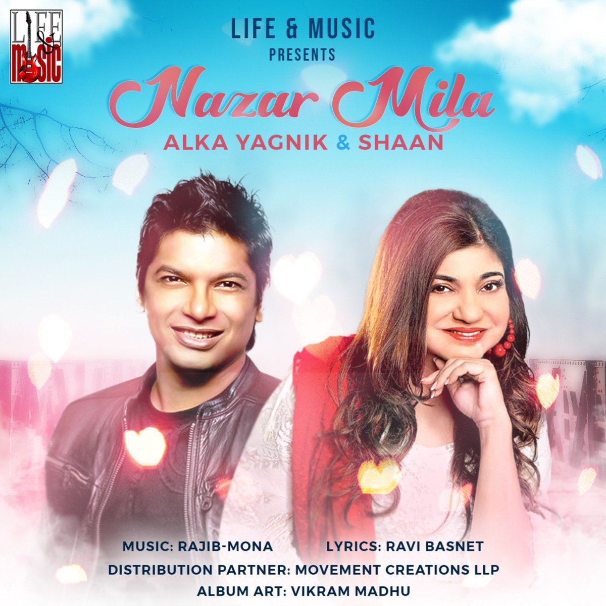 MovementCreati1's tweet photo. Out Now🎵

This romantic month we bring back Melody Queen Alka Yagnik &amp; silky voiced @singer_shaan in NAZAR MILA....  Your favorite duo you ever enjoyed listening to in 90's &amp; even till date... Tune in now🎧🎶

Find the Link : https://t.co/gk6KwNGZXm

@thealkayagnik #alkayagnik https://t.co/z5wFodDbLH