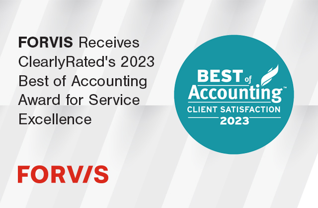 JimmySfiris's tweet photo. .@FORVIS is a 2023 @ClearlyRated Best of Accounting award winner! We’re very proud to have received a Net Promoter Score of 84, significantly higher than the industry average of 39 in 2022. Learn more: https://t.co/eO4WzDaDnA https://t.co/4goCa6a5pX