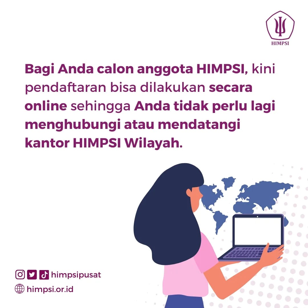 himpsipusat's tweet photo. Untuk mendaftar keanggotaan HIMPSI pastikan Anda adalah lulusan Psikologi ya, karena ini merupakan syarat utama pendaftaran.
#HIMPSI
#HIMPSIPUSAT
#HIMPSIadalahKITA https://t.co/qZD2cU5Gkq