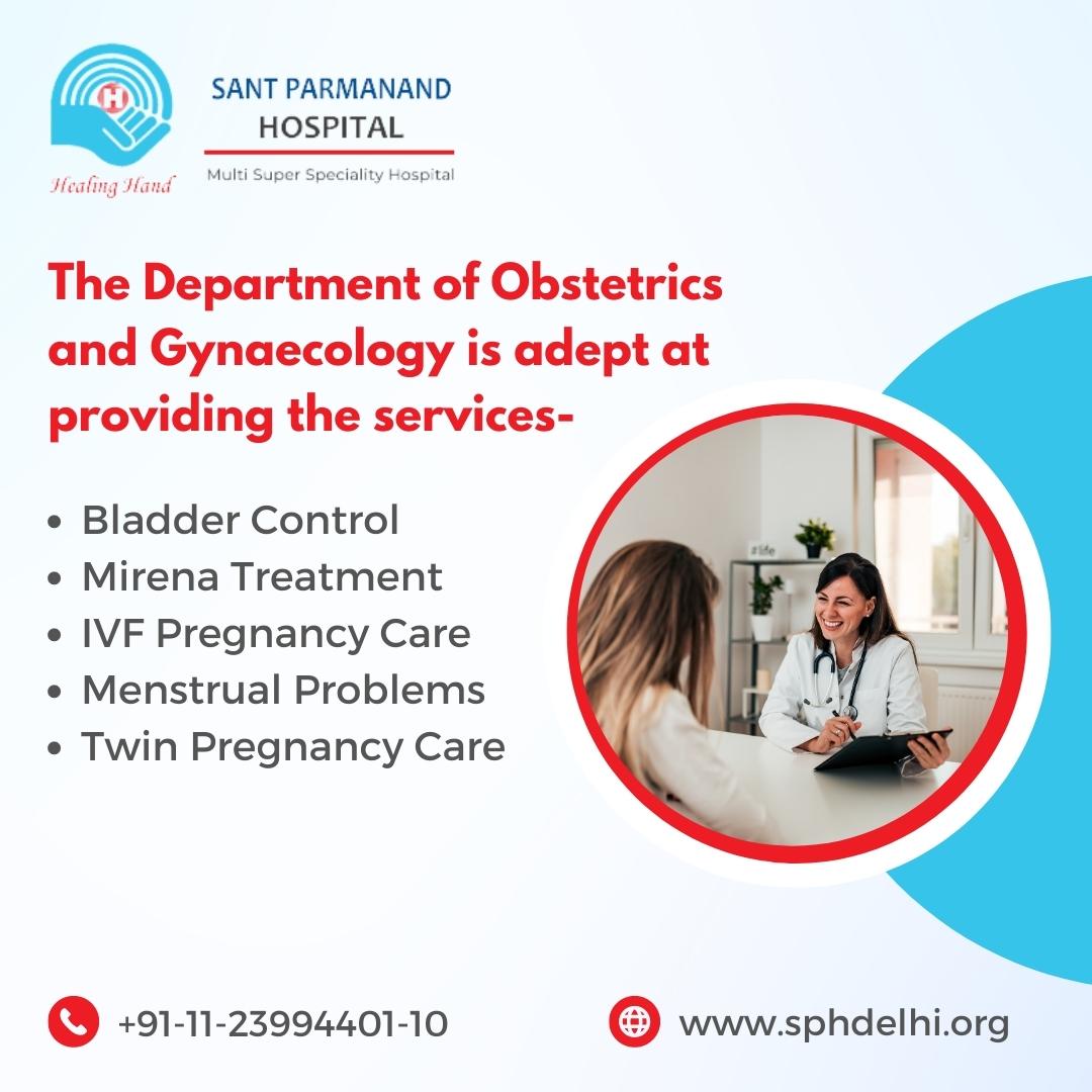 The Department of Obstetrics and Gynaecology is adept at providing the services For More Info: sphdelhi.org Contact Us: +91-11 -23994401 #santparmanandhospital #women #pregnancy #GynaecologyTreatment #besttreatment #pregnancyrisk #painlessdelivery #delivery