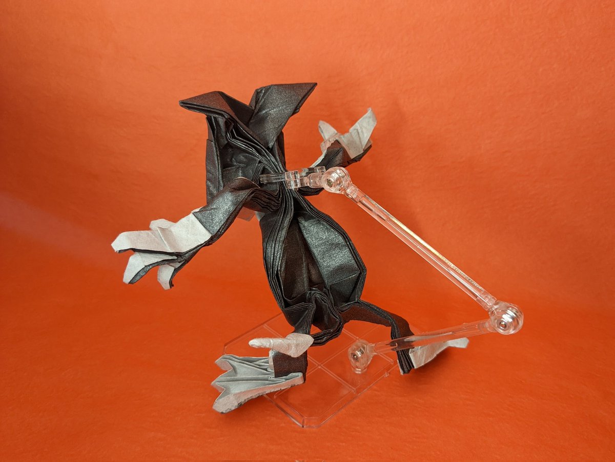 CIFP10's tweet photo. ■トム（トムとジェリー）

アニメ顔の再現がいい感じにできたと思う

#TomandJerry #origami #折り紙 https://t.co/ghdA0mFiXo