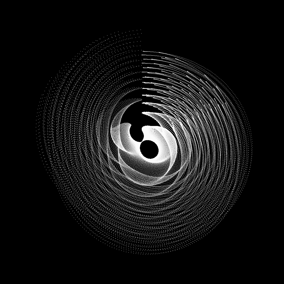 A little dance of Sin and Cos. 
It's amazing what we can do with simple functions.
#dataart #mathematics #rstats