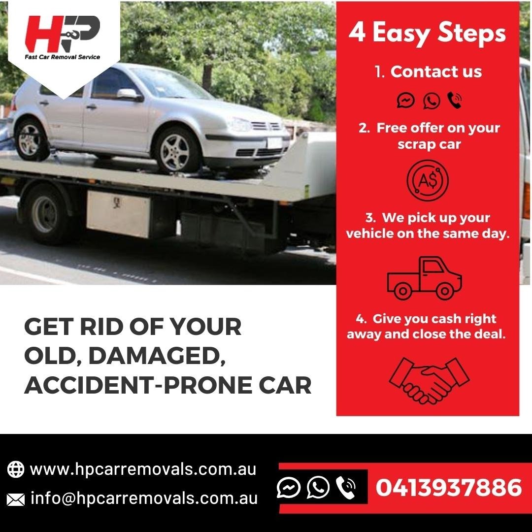 HpRemovals's tweet photo. Are you looking for someone who can help you to get rid of your old, damaged, wrecked, or accident-prone car?

But don't know what to do, and How to do it.

Don't worry, Hp car removals is here to help you out!

#hpcarremoval #carremovalservices #truckremovalservices https://t.co/XwZ2DuuQU7