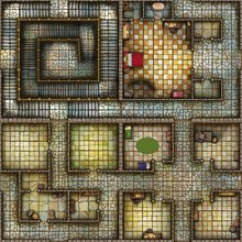 LokeBattlemats's tweet image. More maps from our Castles, Crypts &amp;amp; Caverns Books of Battle Mats. #nd #rpg #rpgmap #battlemap