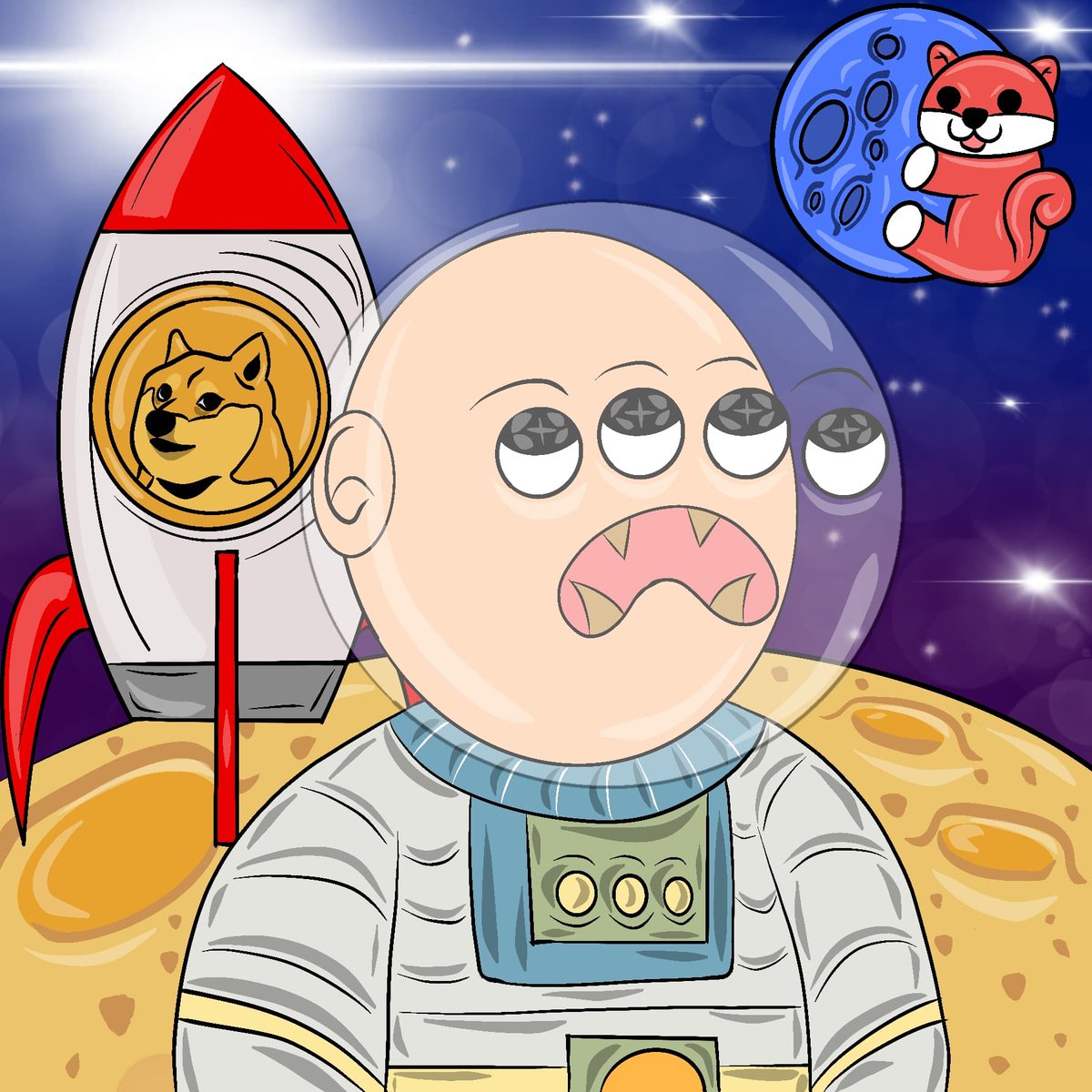 Kakk0i Alien NFT tweet media