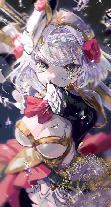 #これを見た人はメイドをTLに放流しよう 夢に出て来て描いた宝石ノエル 