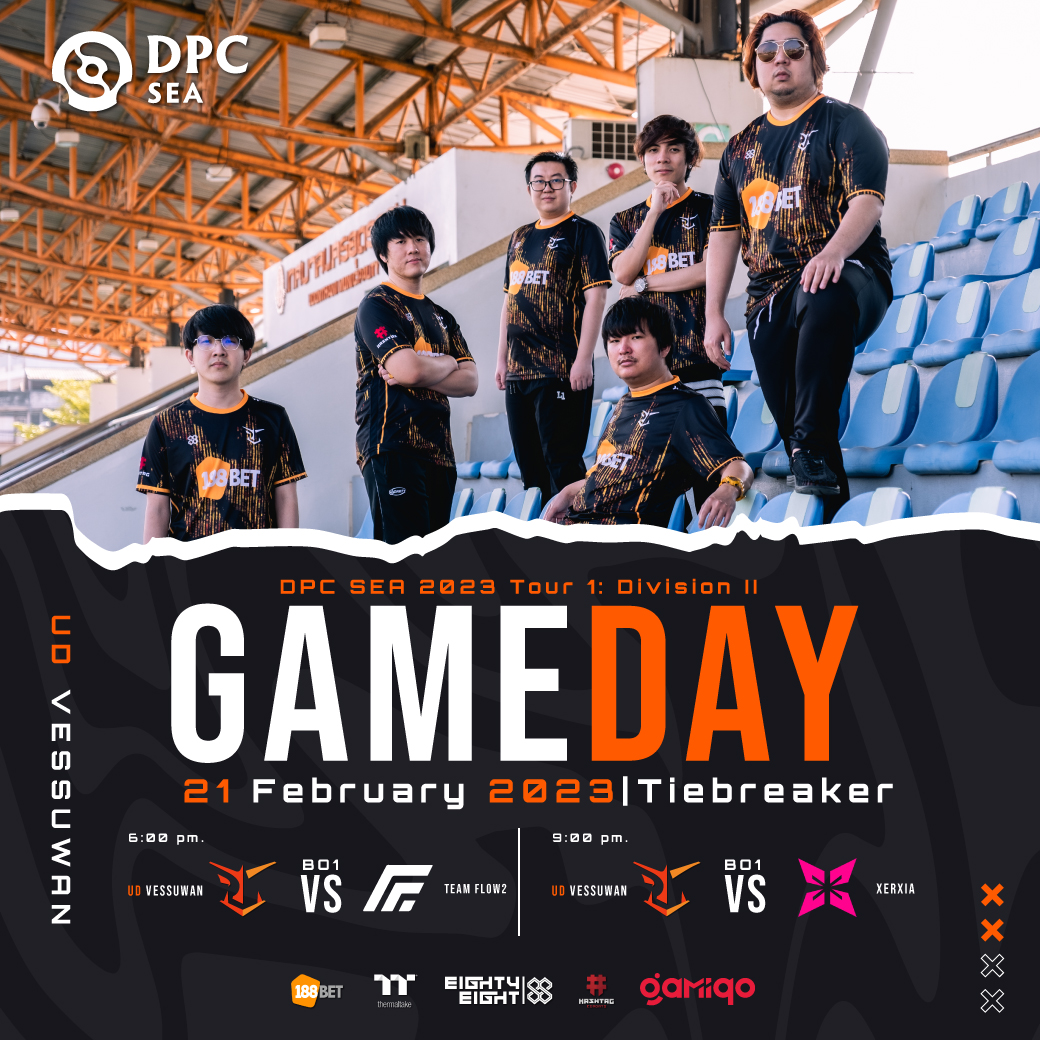 TeamUDV's tweet photo. UDV Fans! Tiebreaker #DPCSEA live now 🥶
Good luck our bois! https://t.co/W0bNx1dUJT