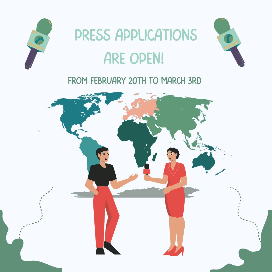 UAB_MUN's tweet photo. 📣PRESS TEAM APPLICATIONS ARE NOW OPEN!📣

Would you like to try to be a journalist and be part of UABMUN 2023? Apply through the link below until March 3rd.

Link: https://t.co/6t9eLvqqCt https://t.co/XG76biMjHH
