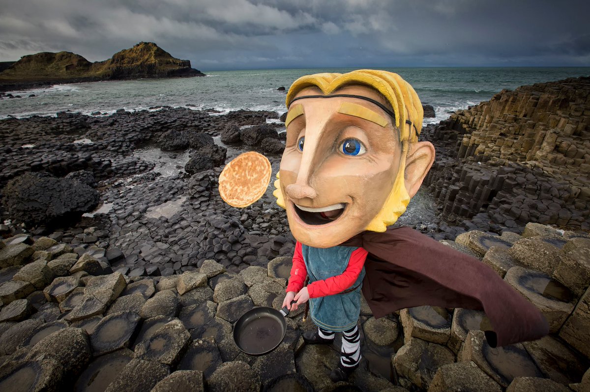 There's only one rule today - have a giant flipping pancake! #PancakeDay 
📸 Giant's Causeway 
#GiantsCauseway #NationalTrustNI  #EmbraceAGiantSpirit #MyGiantAdventure