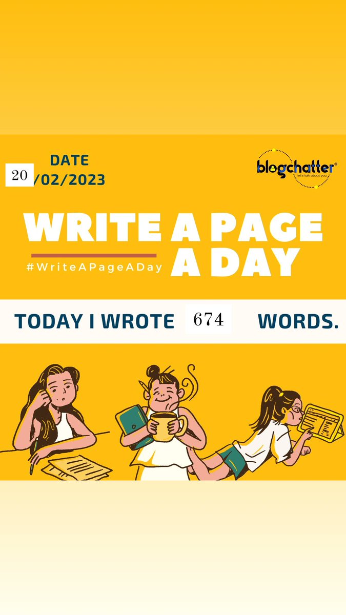 BediSimrit's tweet photo. @blogchatter 
#WriteAPageADay https://t.co/YhDjkpnHUH