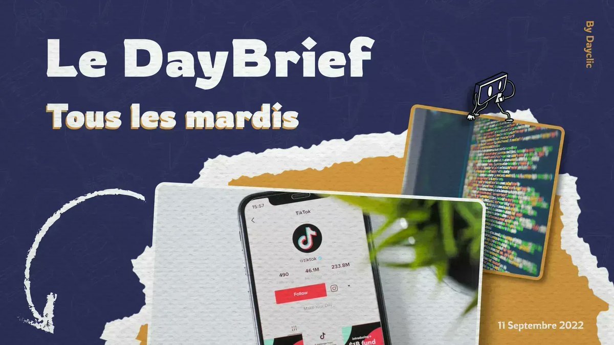 ⏰ On se retrouve pour #ledaybrief N°2 avec toutes les grosses actus de la semaine !

Vous y retrouverez :
- Un résumé des infos web de la semaine
- Des outils et ressources
- Des tips et astuces

Hésite pas à claquer ton like et commenter 😉

Thread 👇