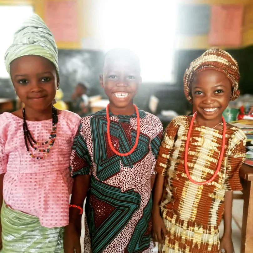 What defines us as a people, is our culture. It's the simplest way the beauty of life is revealed.
Today is #culture day in Ogun State  schools, and we are excited to see our learners showcasing the richness of their culture and heritage.
#culture#wayoflife#education