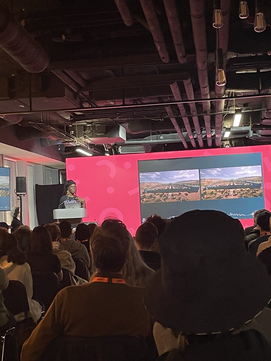 Day one of <a href="/Escape_Studios/">Escape Studios</a> - The VFX Festival. Team <a href="/ILMVFX/">Industrial Light & Magic</a> kicking off today’s talks. Bimpe Alliu, Concept Artist, sharing her journey into the industry and inspiring school and college students joining us online and on campus. <a href="/ILMLondon/">ILM London</a>