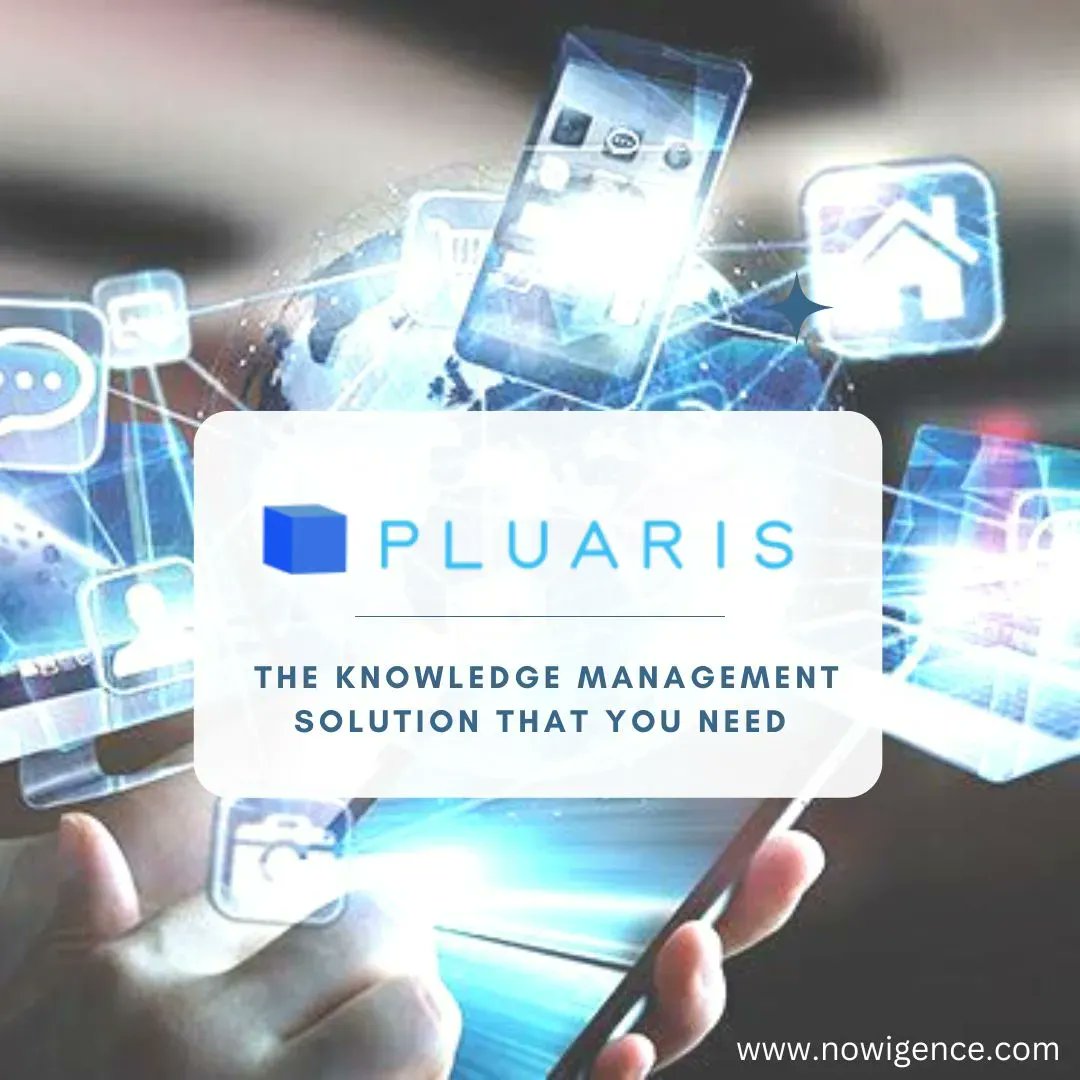 Nowigence's tweet photo. Pluaris helps you explore your knowledge base, discover new connections and topics, and synthesize, summarize, and share your findings quickly #NOWG #Pluaris #DataAbundance https://t.co/jGKPoDIacQ
