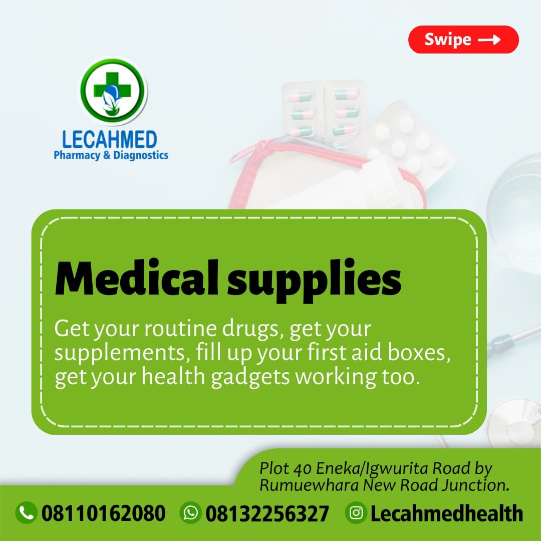 lecahmedhealth's tweet photo. We have to plan the election day!plan how to get to to your polling units and also stock up on supplies.
Remember to vote WISELY, as it's going to be 8 years of whatever choices we make.
Reach out to us for your medical supplies or visit us at;👇🏾 https://t.co/VPvkj4pe8o