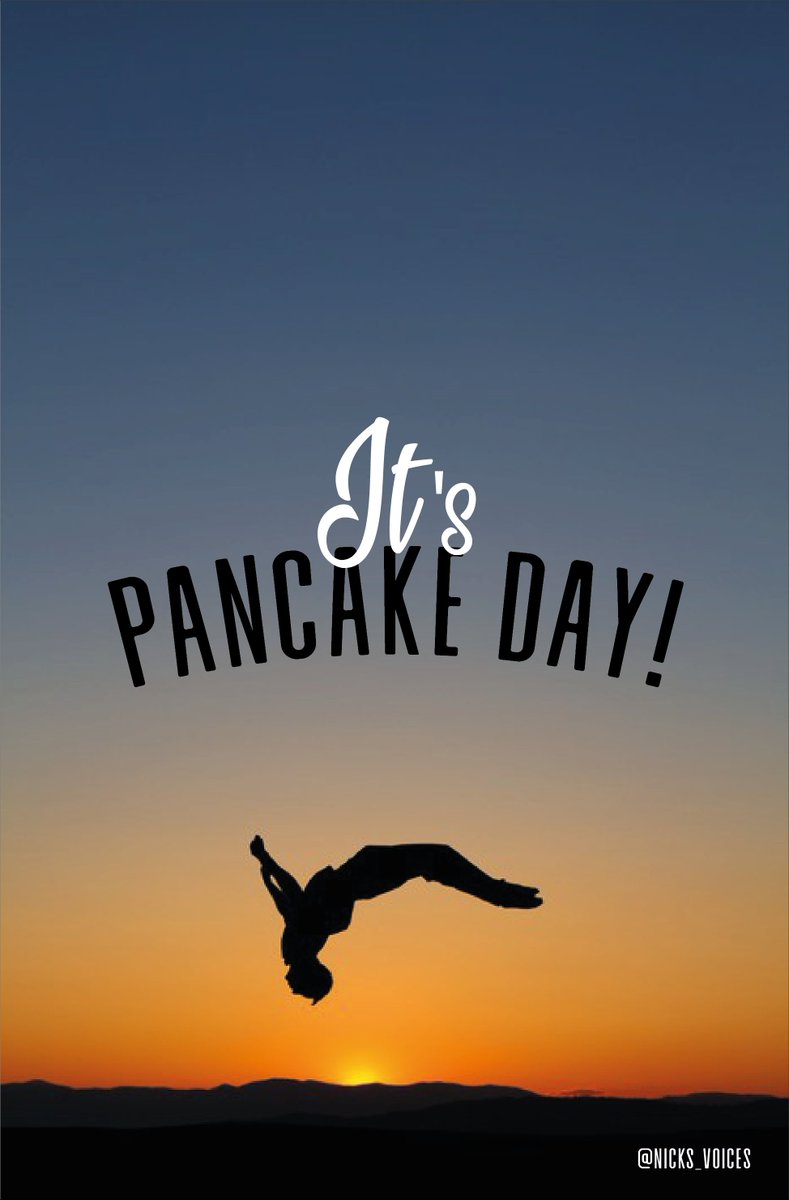 nicks_voices's tweet photo. #PancakeDay @OneMinuteBriefs #Wahooo https://t.co/mH2HG7BHrv