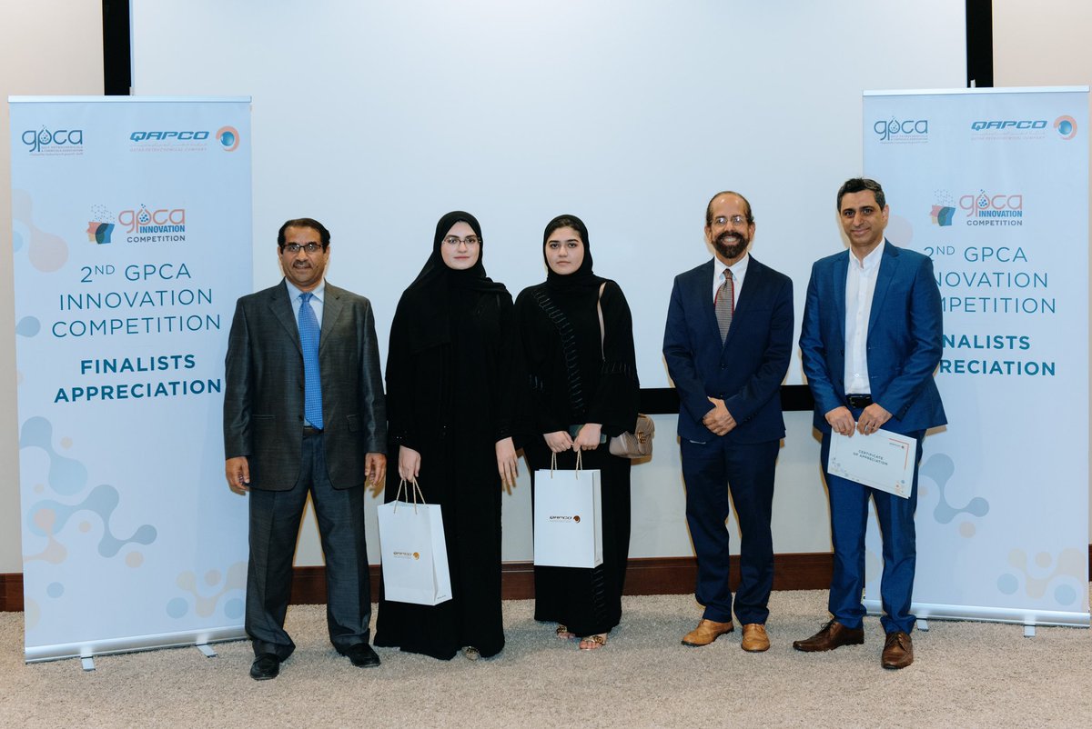 Mohammed Al-Hashimi, PhD, FRSC (@moalhashimi) on Twitter photo Very provide of the two undergraduate CHEN <a href="/TAMUQ/">Texas A&M at Qatar</a> students <a href="/Haya_Haji_/">Haya Haji</a> <a href="/reem__haji/">reem haji</a> for being recognised <a href="/QapcoPR/">QAPCO</a> for the success in the GPCA innovation competition as finalists for there research project on thermochromic polymers for the chemical industry. <a href="/MabroukOuederni/">Mabrouk Ouederni</a> Very provide of the two undergraduate CHEN <a href="/TAMUQ/">Texas A&M at Qatar</a> students <a href="/Haya_Haji_/">Haya Haji</a> <a href="/reem__haji/">reem haji</a> for being recognised <a href="/QapcoPR/">QAPCO</a> for the success in the GPCA innovation competition as finalists for there research project on thermochromic polymers for the chemical industry. <a href="/MabroukOuederni/">Mabrouk Ouederni</a>
