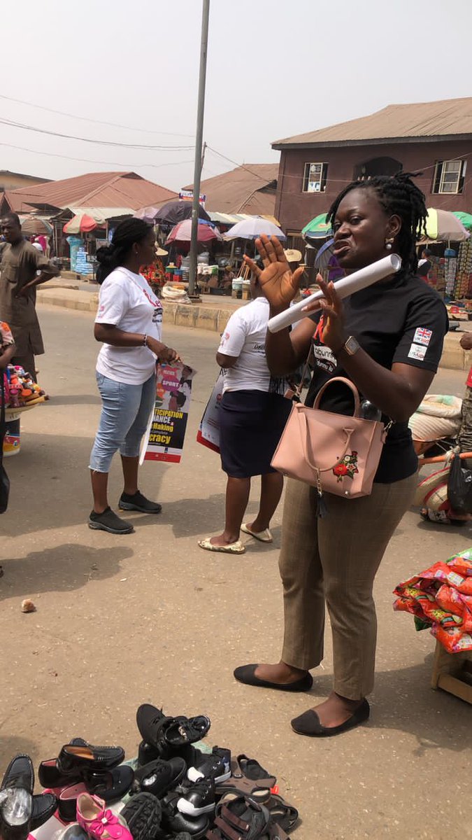 BigifNGO's tweet photo. Women's voice will count only when they participate.
Your vote, Your power!
"The more women we elect to public office, the more wholesome the whole process will be..." - #NancyPelosi
#NigeriaDecides2023
#StopVAWIP
@USinNigeria
@USAIDNigeria
@NigeriaScale
@OSFJustice https://t.co/CQZF8CaKZu