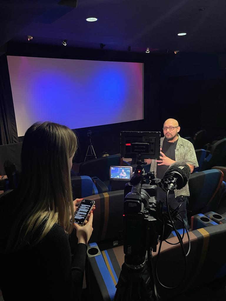 Notts TV (@notts_tv) on Twitter photo What if there was a film which watches you, watching it, and its plot changes according to your reaction?
No, really........ we're at <a href="/BroadwayCinema/">Broadway Cinema</a> where
<a href="/albinomosquito/">Dr Richard Ramchurn</a> <a href="/UoNComputerSci/">Computer Science, Uni of Nottingham</a> is explaining all ahead of a public viewing on Friday.
📺See more on Notts Today 5.30pm What if there was a film which watches you, watching it, and its plot changes according to your reaction?
No, really........ we're at <a href="/BroadwayCinema/">Broadway Cinema</a> where
<a href="/albinomosquito/">Dr Richard Ramchurn</a> <a href="/UoNComputerSci/">Computer Science, Uni of Nottingham</a> is explaining all ahead of a public viewing on Friday.
📺See more on Notts Today 5.30pm