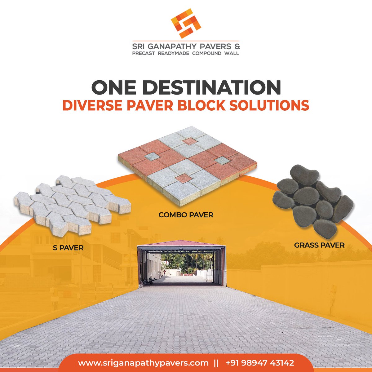 ganapathypavers's tweet photo. Sri Ganapathy Pavers will be your destination to explore our wide range of Paver Block collections under one roof.
https://t.co/GGQfm0zIse
#paverblocks #Pavers #paverblocksflooring #spaver #combopaver #GrassPavers #interlockingpaverblock #NormalPavers #sriganapathypavers https://t.co/6Nmcyhj0t8