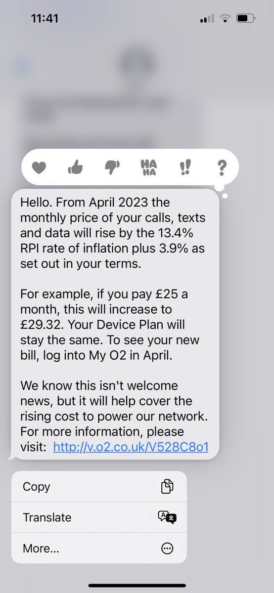 Sorry o2 but I don’t have any extra money. Now what? #CostOfGreedCrisis #ToriesOut228