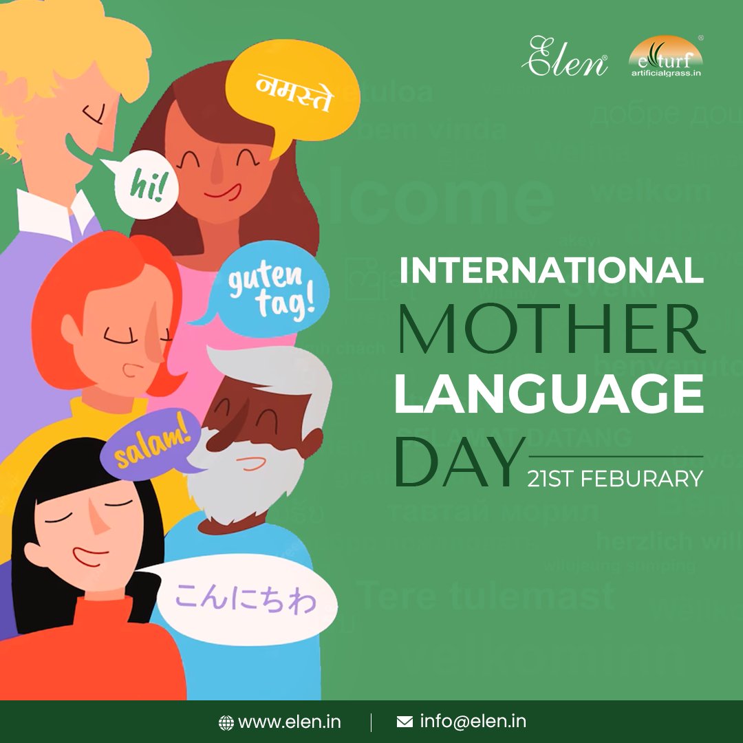 Let's celebrate the rich tapestry of languages worldwide, as we honor International Mother Language Day.

#elen #evergreenbamboo #languagecelebration #elenindia