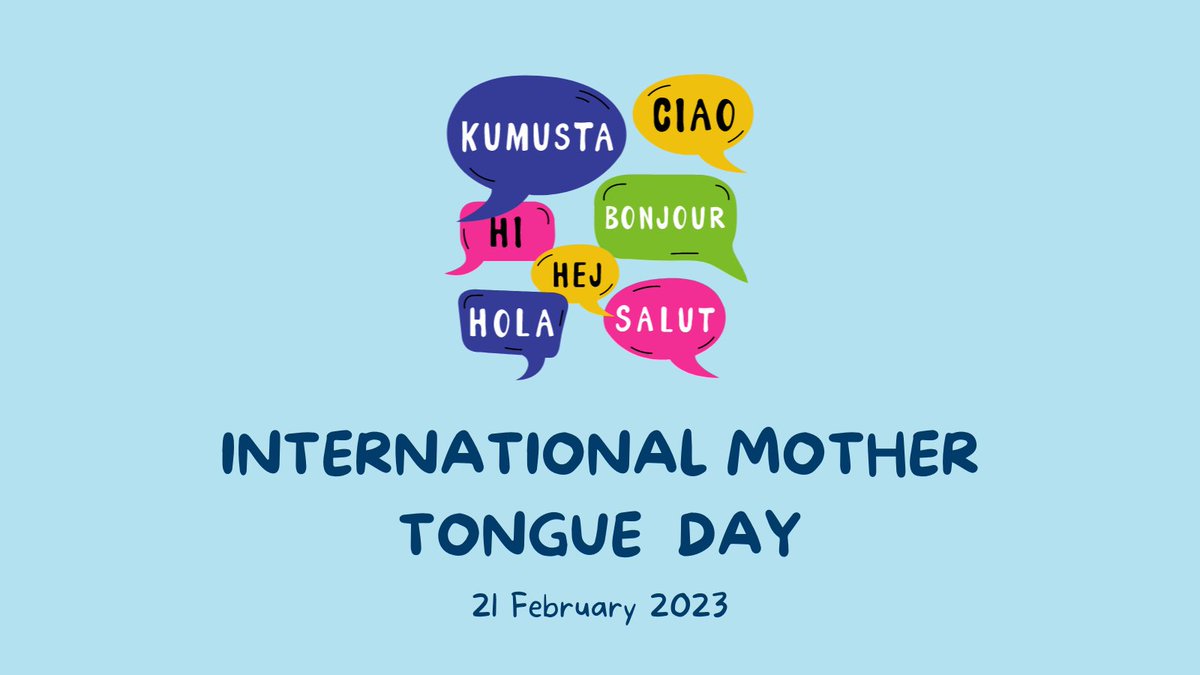 Today is International Mother Language Day.
What's your mother tongue? We'd love to know in the comment below 👌🙌 

#mothertongueday #MotherLanguageDay