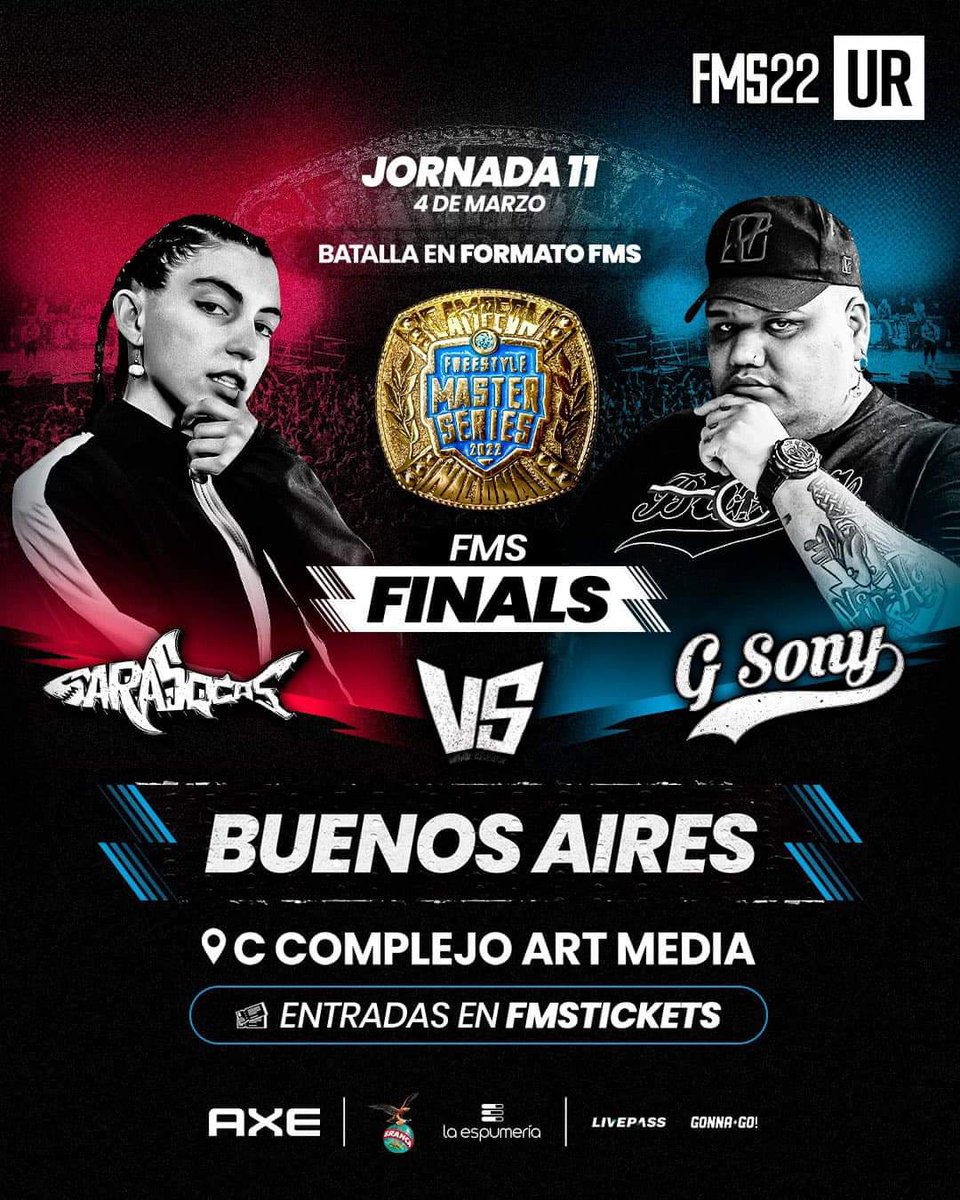 #FMSChile juegue!!! No estaría mal un kaiser vs sara soca