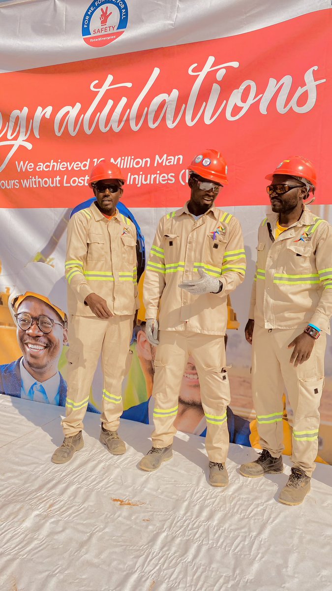 chiefkadima's tweet photo. Celebrating 10milion Man hours without LTI, #safety #TilengaSIteUpdates #TotalEnergies https://t.co/mjFKMmuXpF