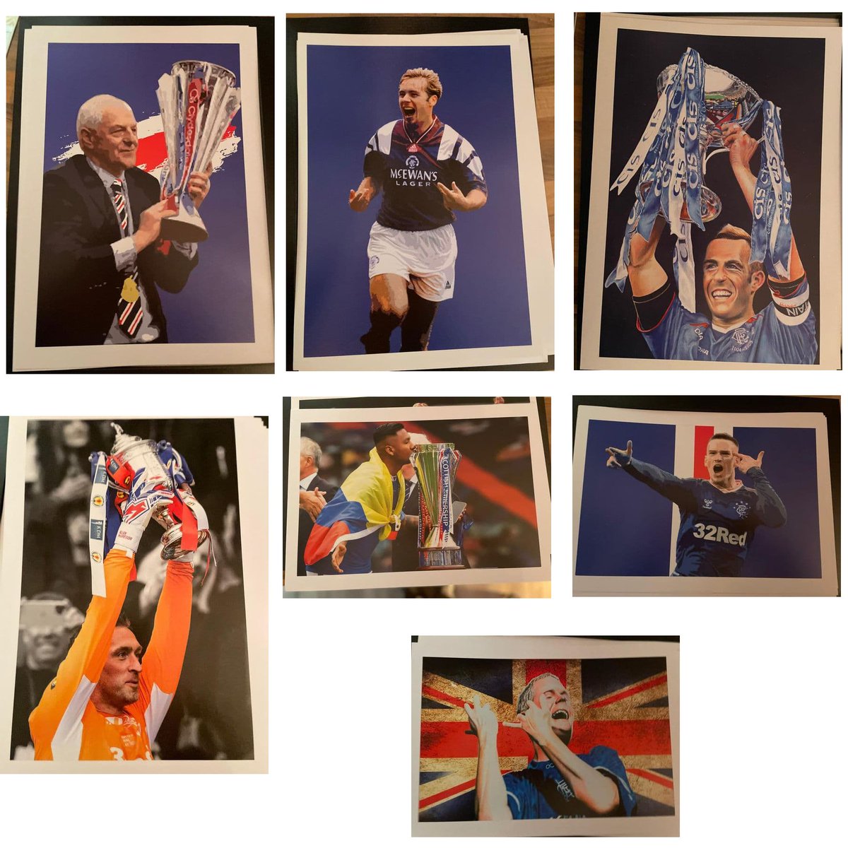 LG Football Memorabilia on Twitter "⚽️ Glasgow Rangers A3 Prints
