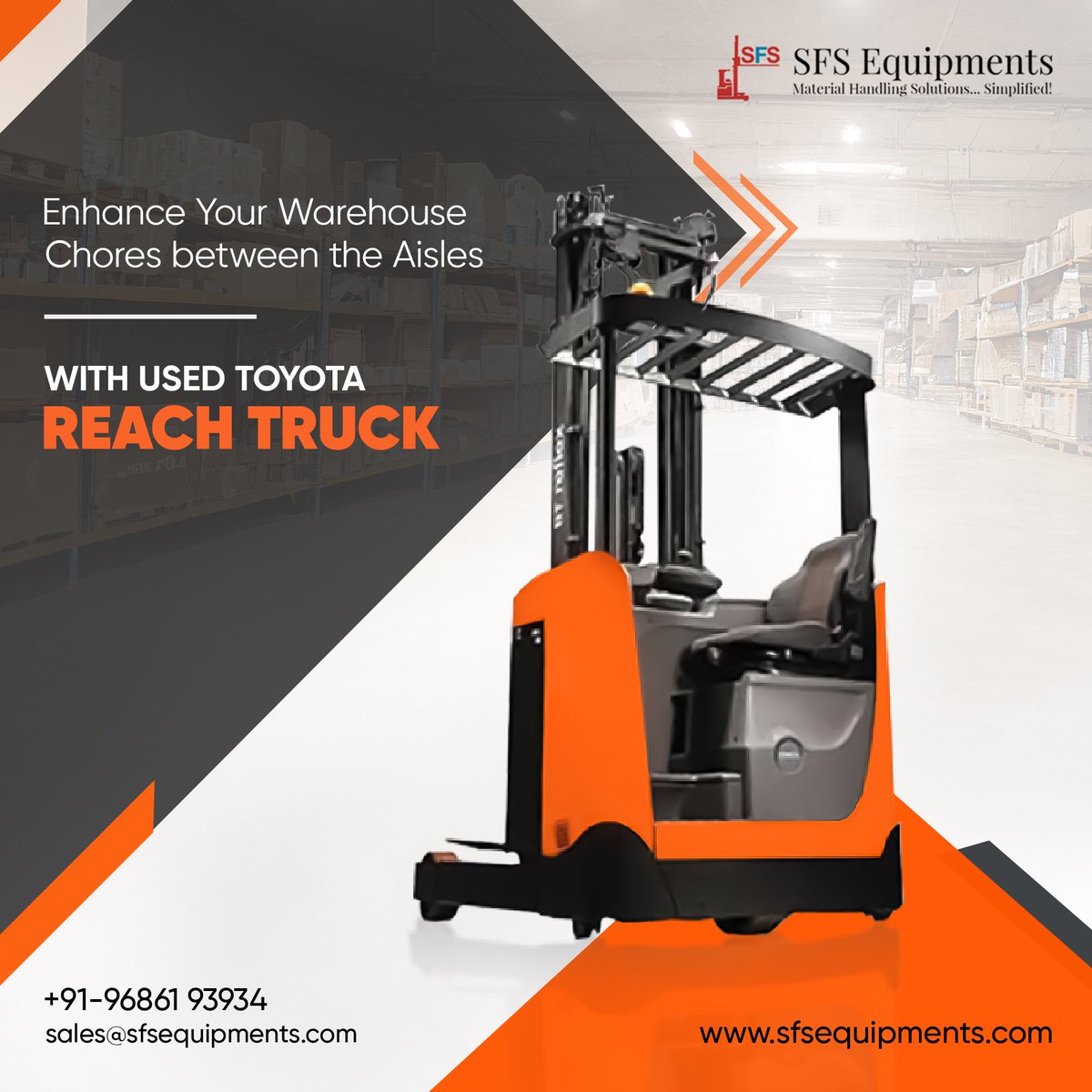 sfsequipments's tweet photo. Used Toyota Reach Truck from SFS Equipments is the first choice for enhancing warehouse operations and retaining operational efficiency to a great extent. Get the best quote.

https://t.co/dmL6scH2vI

#toyotamaterialhandling #toyotareachtruck #toyota #usedtoyota #sfsequipments https://t.co/scJb51Izx1