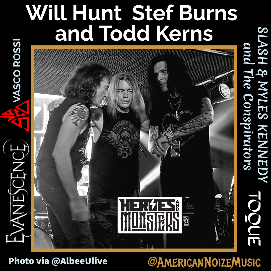 KiddMe5's tweet photo. That's a wrap for Heroes &amp; Monsters  #italianinvasion @WillFnHunt @stefburns @todddammitkerns  Will is headed back to start @muse @evanescence in Chicago on 2/25. I'm also sure Stef &amp; Todd have a full schedule bc that's how they roll. Thank U to all #Italian fans for all the pix! https://t.co/65wBcnExfL
