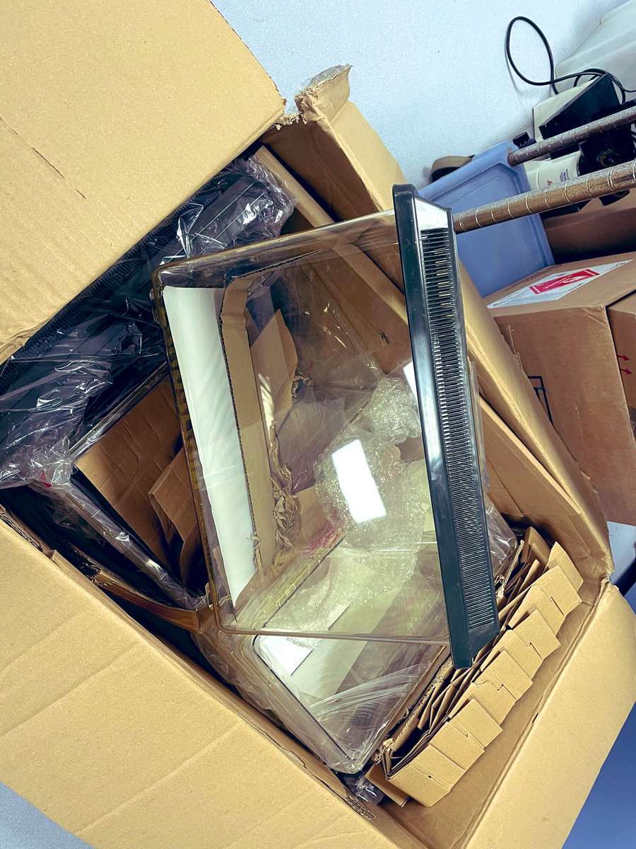 Just received 10 faunariums that will be used for our soil microbiome experiments and outreach sessions for our <a href="/GrowingKent_Med/">Growing Kent & Medway</a> -funded project! #SoilHealth #soilmicrobiome #microbiome <a href="/TsaousisLab/">Tsaousis LAB @ University of Kent 🇪🇺</a> <a href="/ReGenerationEa1/">Re-Generation Earth</a> <a href="/RobBarker/">Rob Barker</a> #regenerativeagriculture