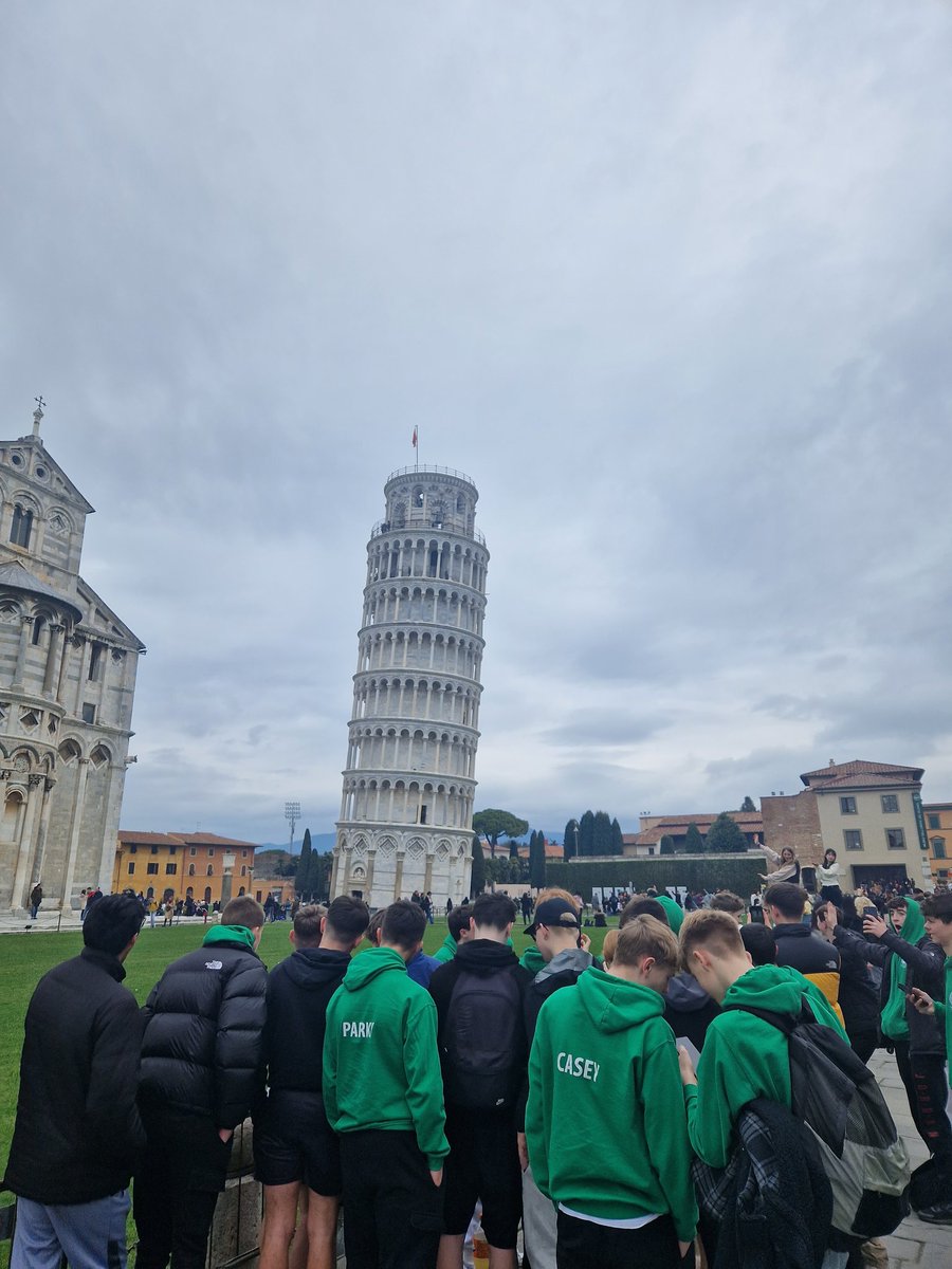 We've arrived at the famous Leaning Tower of Pisa. Obligatory photos incoming... 
(Wrong building, <a href="/MrsMorgan_CHS/">Mrs Morgan</a>)