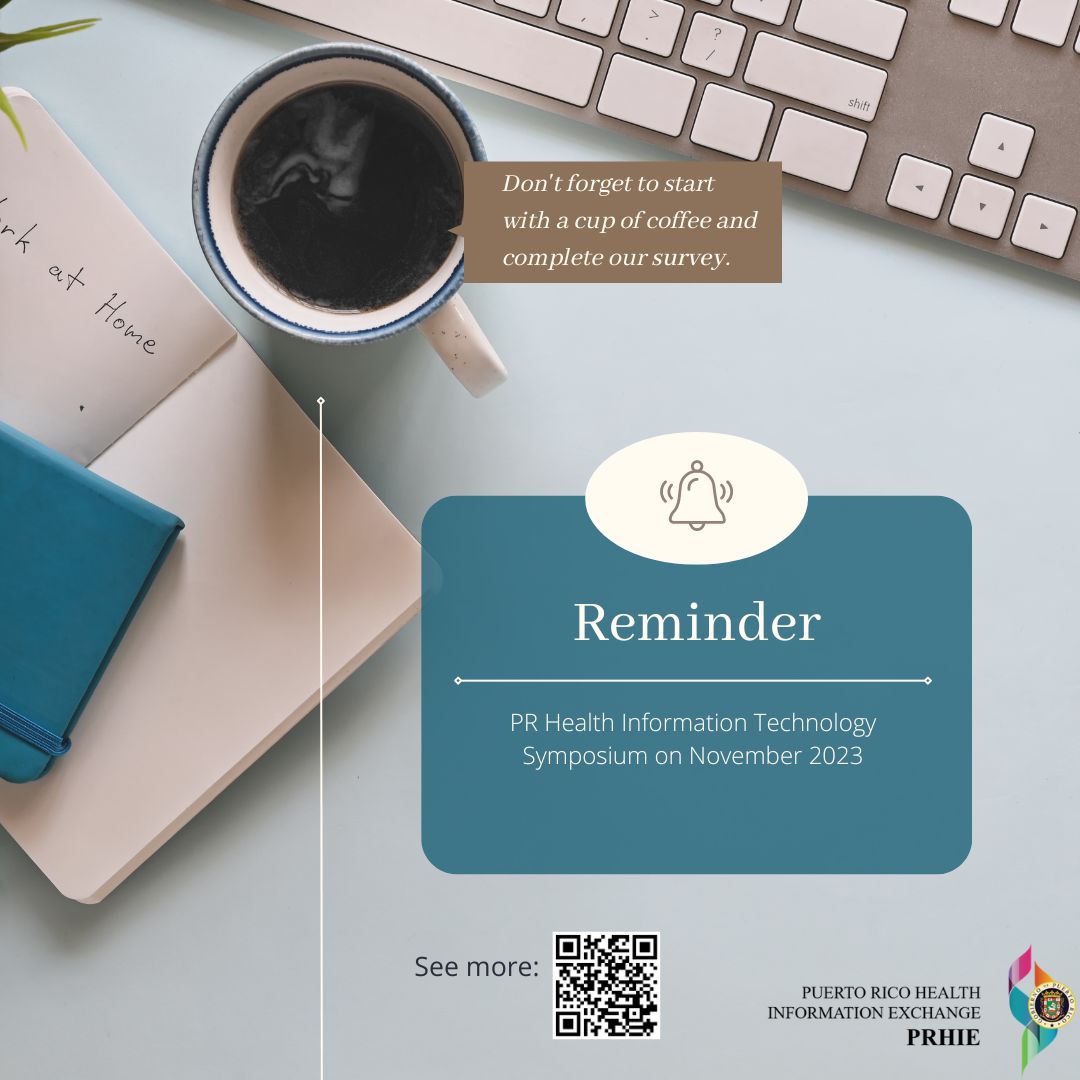 DSPRHIE's tweet image. Complete our questionnaire and be part of our first Symposium in 2023.
forms.office.com/g/7m7S48tDeh
#interoperbility #prhiesymposium2023 #healthit #goals2023