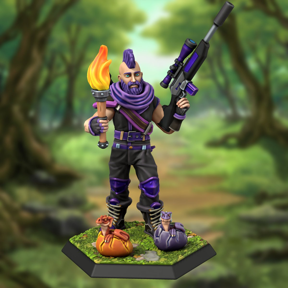 DendieselGaming's tweet photo. Thick 44, the human man warrior Wyvern King.  A tribute to someone who has passed that had influenced me more than I had thought.  @NeebsOfficial @JonnyEthco @SimonSandwiches #Thick44 #humanmanwarrior #WyvernKing https://t.co/1Eom1Hd6Yr