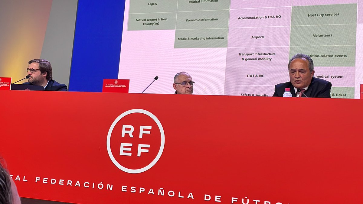 fran__san's tweet photo. Comenzamos la reunión de trabajo #CopadelMundo2030 de fútbol en la sede de la @rfef ! 

Queremos que toda la #regiondemurcia pueda disfrutar de este evento deportivo que dinamizará el turismo regional. #Vamos2030  @DeportesMurcia https://t.co/Vgd1GICxxy