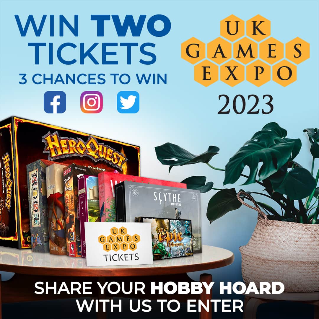 WaylandGames's tweet photo. There's not long left until #UKGE2023, are you excited? We've partnered with @UKGamesExpo to give away 3 pairs of tickets.

Quote retweet this tweet with a picture of your hobby hoard using #ukge2023 and #waylandgamers.

More details on how to enter here: https://t.co/8oCFgAmb1r https://t.co/twg63GndZa