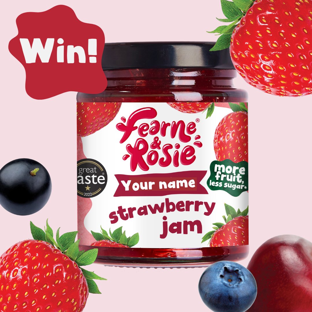 🍓 WIN PERSONALISED JARS OF JAM 🍓

Our friends at Fearne and Rosie are giving away 100 jars of their healthy alternative jam - one for you and your educator bestie 😍

To enter...
🍓 Tell us your fav jam flavour
🍓 Follow <a href="/twinklresources/">Twinkl Resources</a> 
🍓 Like &amp; RT

T&amp;Cs apply. #PancakeDay