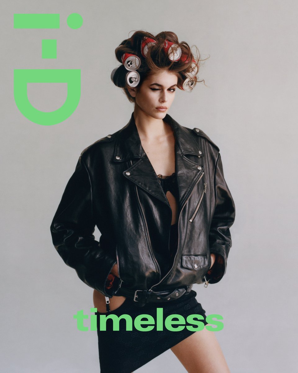 #KaiaGerber stars on the cover of The Timeless Issue 💚 Read the full story, which sees the model-turned-actress photographed by Tyler Mitchell and styled by i-D Editor-in-Chief Alastair McKimm: trib.al/kIVHch3 Order your copy: trib.al/xHClN7w