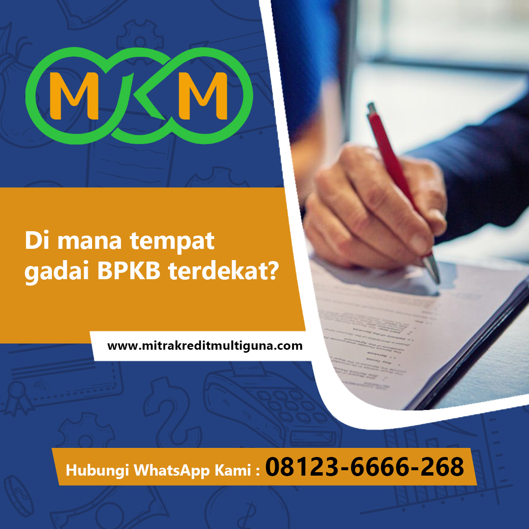 Tempat Gadai BPKB Terdekat.

Ada di mana? Temukan jawabannya di sini:
bit.ly/3SkBzgI

#gadaibpkb #mitrakreditmultiguna #gadaibpkbmobil #gadaibpkbmotor #gadaibpkbmobilmotor #pegadaianterdekat