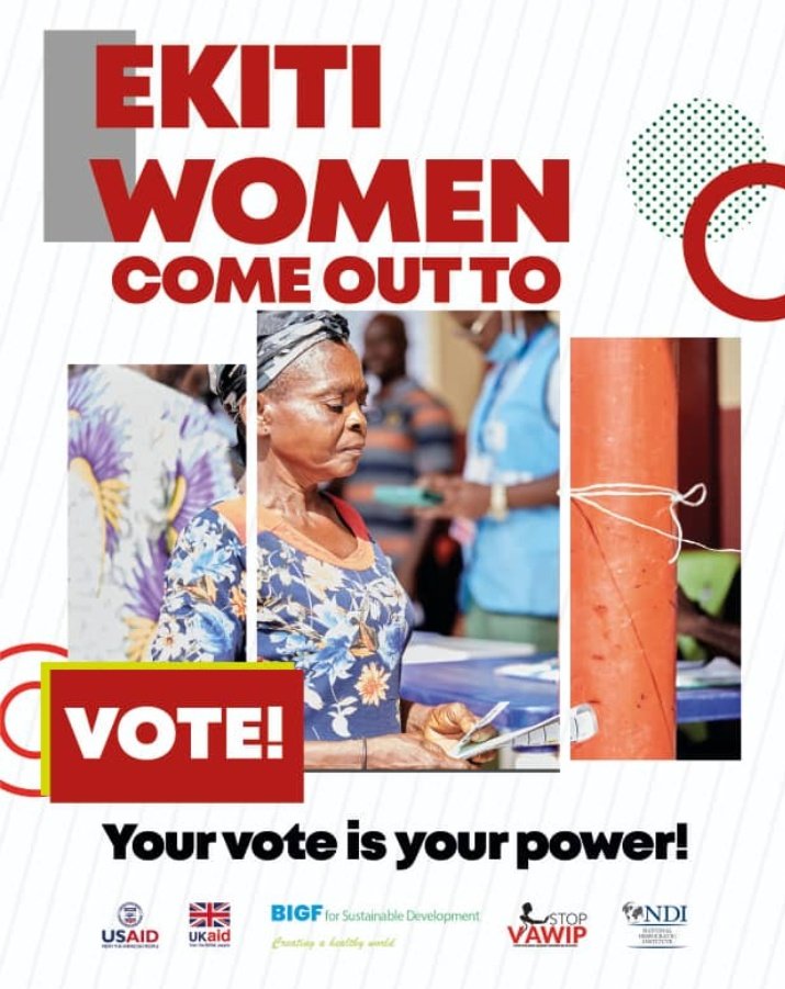BigifNGO's tweet image. Every election is determined by the people who show up - #LarrySabato

Massive mobilisation ongoing to ensure more women political participation ahead of the general elections.
#NigeriaDecides2023 
#StopVAWIP
@NLinNigeria 
@mamacash 
@macfound 
@FordFoundation 
@NigeriaScale