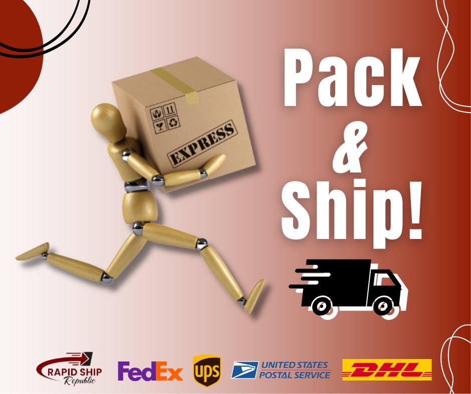 rapidshiprepmo's tweet image. Ship smarter with #RapidShipRepublic! Make the most of your day by dropping off packages for FedEx, UPS, DHL, and USPS in one convenient location. Stop by today – we’ve got you covered! 👍 

Visit our website to know more about our #PackAndShip services 👉 rapidshiprepublic.com