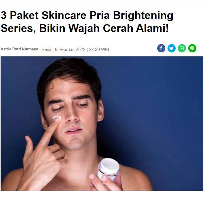 Akhirnya kosmetik pria yang Bikin glow ..hadir yuk wajib kita cobain 
#Beningsskincare