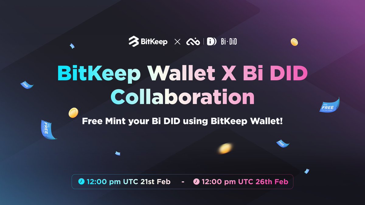 Bitislands_'s tweet photo. ❣️Surprising Release of BiDID Free Mint Coupons ✖️ @BitKeepOS ❣️

😻Claim your coupons and #freemint your Bi DIDs! 👇🏼
🔗 https://t.co/FCsisO4Q1w

📝 Paste the link in browsers on PC/ in BitKeep Wallet app are recommended 🫶
🤫 0⃣️ gas minting is available for Polygon!🤞
#BiDID https://t.co/xURfmAnjeS