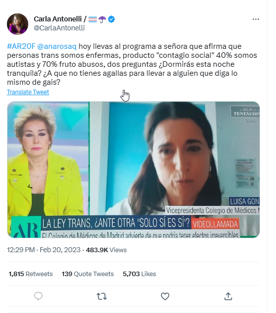 RobinSolaza's tweet photo. ¿Y tú? ¿Dormirás tranquilo tras comparar la homosexualidad precisamente con el sexismo que la proscribía hasta hace poco? Te tienen que tener muy bien pagado desde arriba para que vendas así a la gente que dices proteger.
#AR20F
#QueerEsHomofobia #SexoNoEsGénero #GéneroKK https://t.co/htwg2Nr2XC