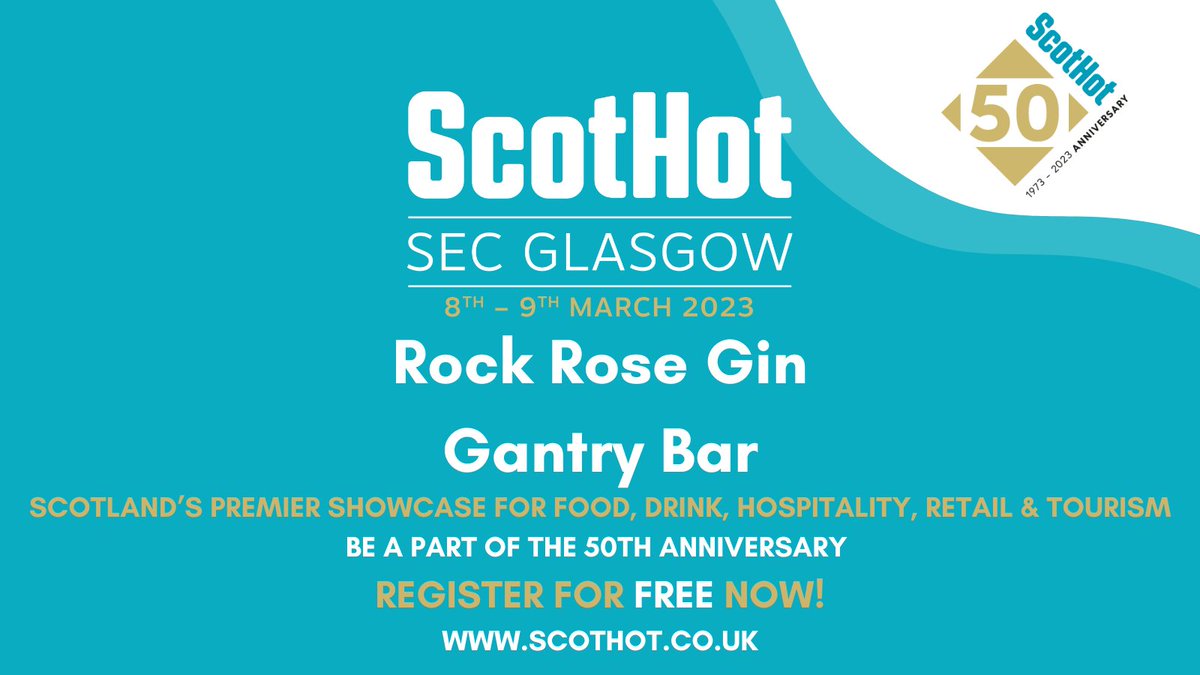 📢 EXHIBITOR ALERT 📢

Welcome <a href="/RockRoseGin/">Rock Rose Gin</a> to the list of #Scothot2023 Exhibitors

You'll find them at the Gantry Bar

#Scothot2023