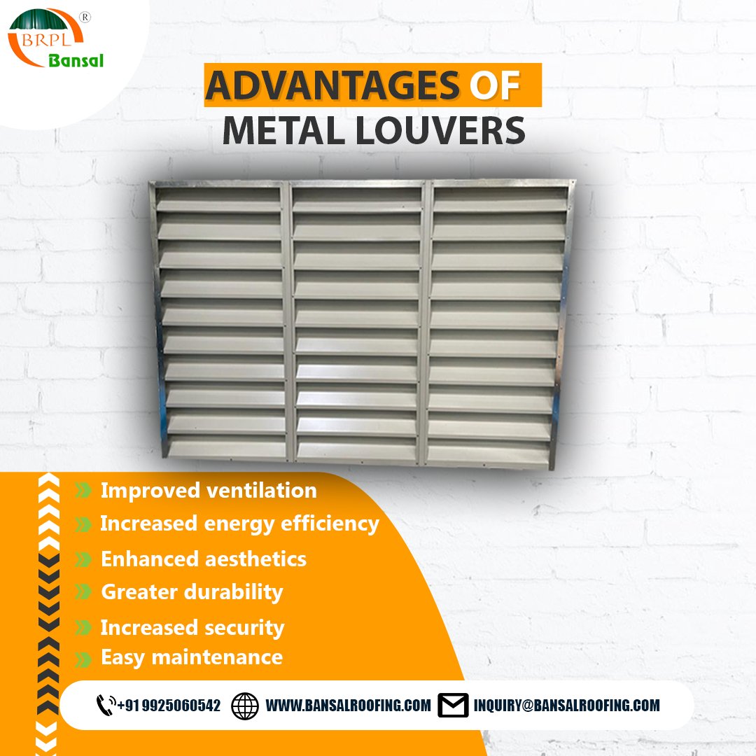 Metal Louvers
Bansal Roofing Products Ltd
.
.
.
.
.
.
.
.
#preengineeredbuildings #preengineeredsteelbuildings #preengineered #warehouse #warehousing #warehousesolutions #warehouses #steel #steelstructures #steelfabrication #steeldetailing #steelstructure