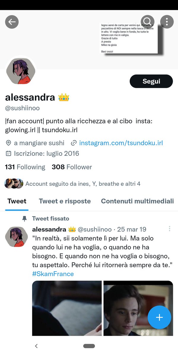 19rvse's tweet photo. URGENTE!
MI HANNO RUBATO QUESTO ACCOUNT DI TWITTER @/sushiinoo 
VI CHIEDO SOLO DI AIUTARMI A SEGNALARLO, VI PREGO. 
RT, PLS. https://t.co/KBLEWGA7KH